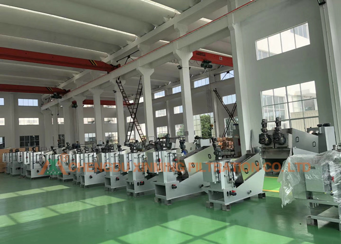 CE Marked Wastewater Treatment Machine , Sludge Dewatering Equipment High Stability