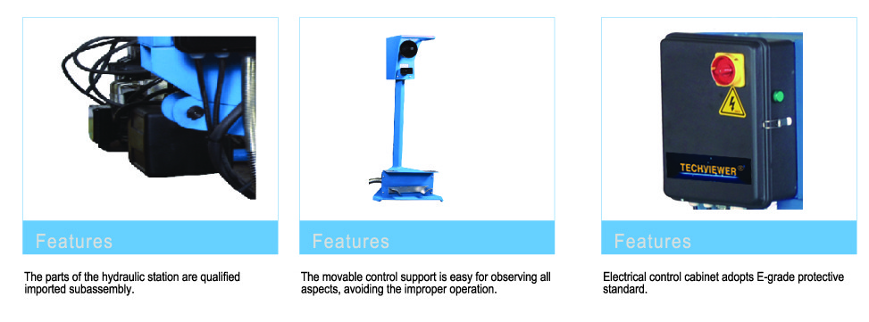 Techviewer 1600mm Diameter Truck Tyre Changer