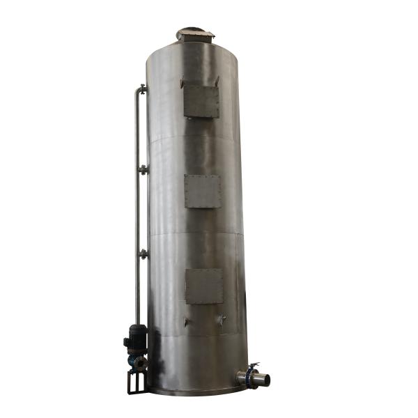 5000mm Height Acid Rain Scrubber , 3kw Gas Scrubbing Tower