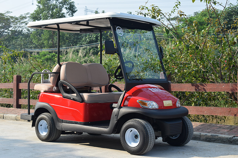 Folding Back Seats Electric Golf Cart 4 Seats CE Approved