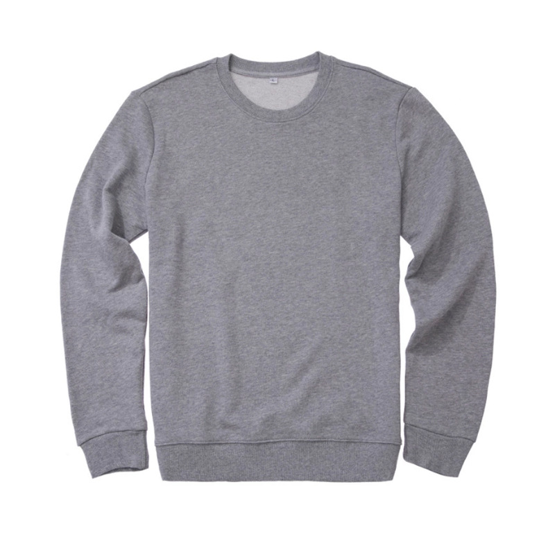 wholesale blank men's french terry wholesale crewneck sweatshirt