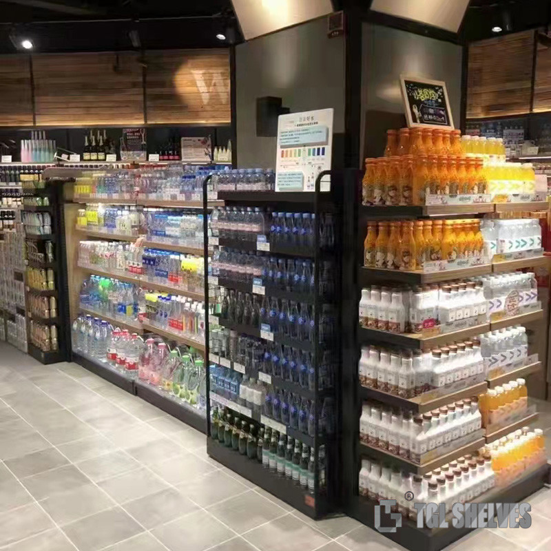 CE Retail Store Shelves TGL Morden Economic Style For Grocery Display