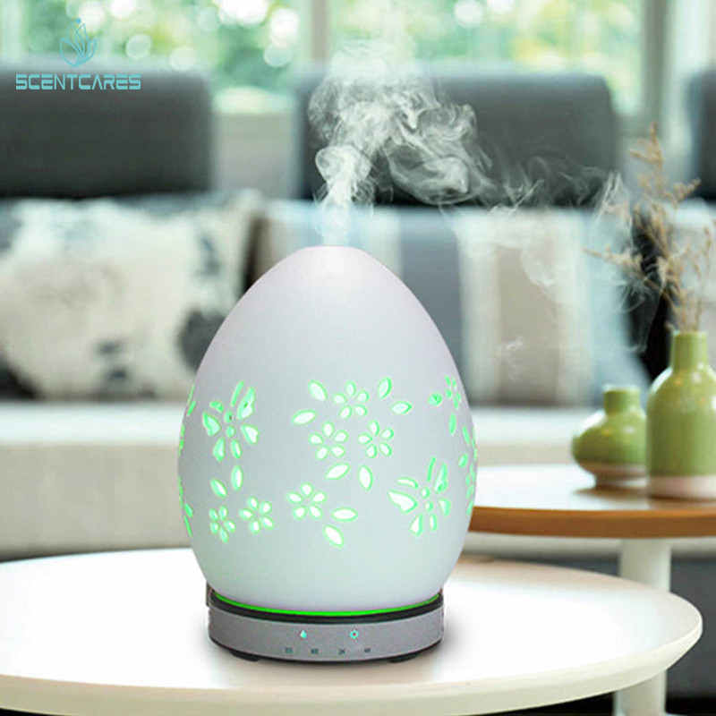 Household Hotel 200ml ultrasonic aromo diffuser Ceramic aromatherapy nebulizer Diffuser