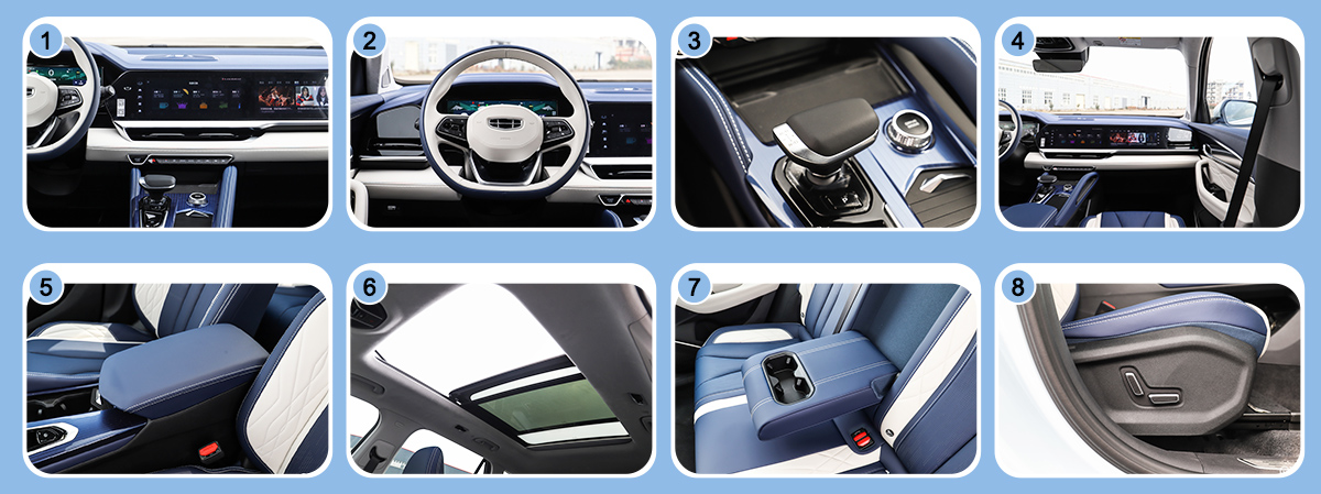 2023 geely xingyue 4wd hybrid used geely xingyue l phev idd SUV Car Electric used geely xingyue l cheap 0km used car