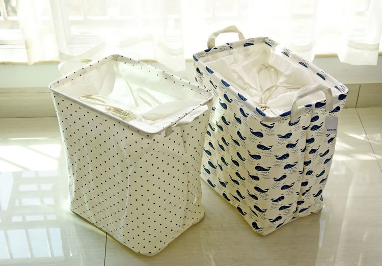 Reusable Lightweight Folding Laundry Baskets hamper OEM ODM