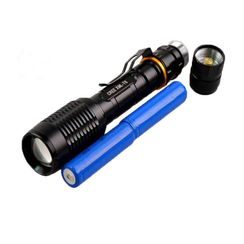 Icr 18650 Battery 2200mah 3.7 V Lithium Flashlight Batteries With PCM