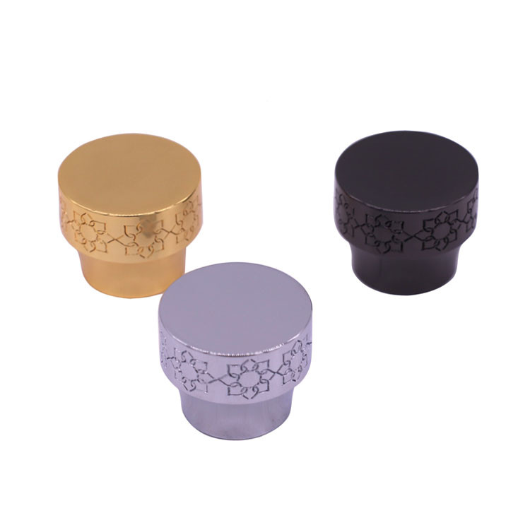 Hanging Plating Octagonal Magnetic Screw Zamac Perfume Cap