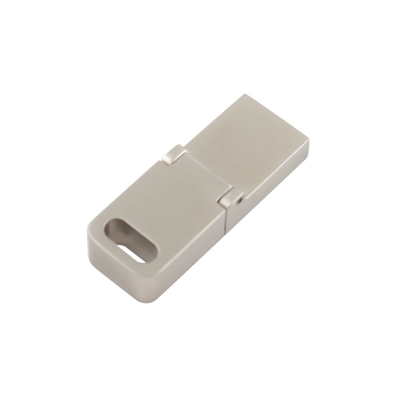 Metal USB 3.0 And Type C Flash Drive With Type C Can Laser Logo One Face Do Promition