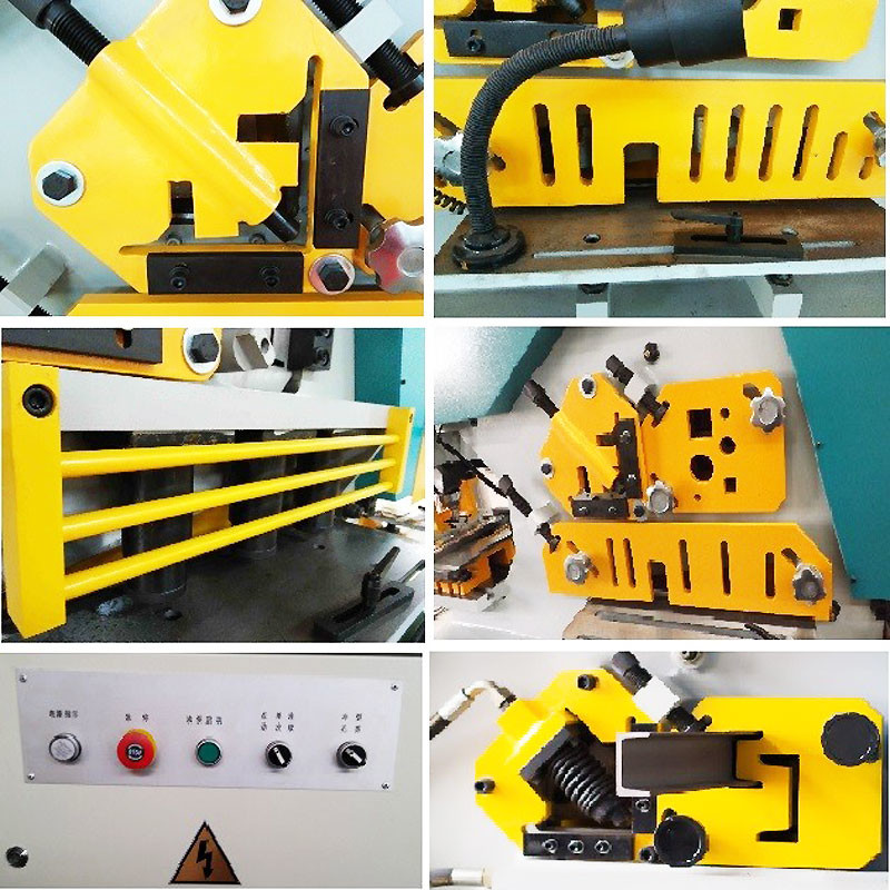 Equal Angle Steel Cutting Notching Machine 100T Hydraulic 20MM