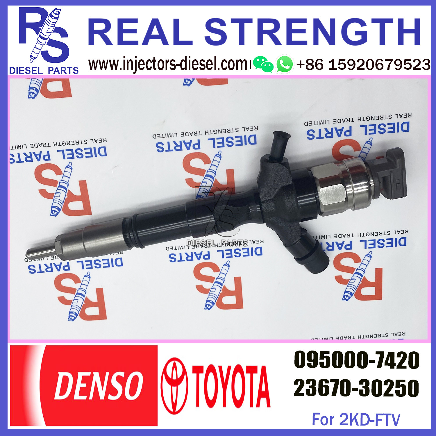 Diesel Fuel Injector Common Rail Injector 095000-7420 23670-30250 2367030250