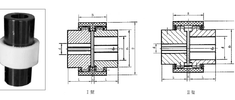 Standard Bowex Gear Coupling Curved Tooth 45# Steel Flexible Shaft Coupling