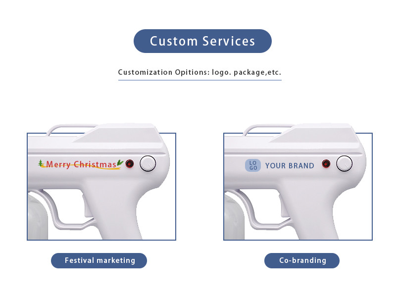 Large Capacity Nano Spray Gun Custom Services Large Amount Of Fog Use Time 3 Hours