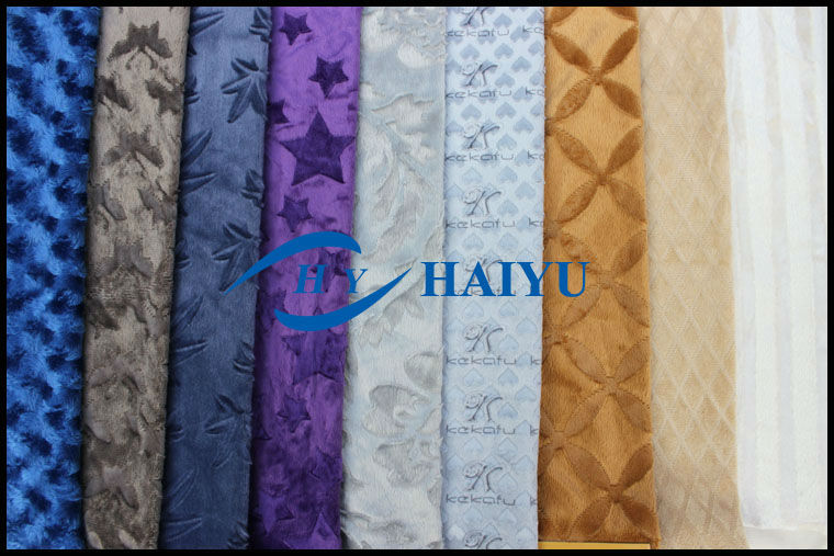 brushed loop velvet fabric for bedsheet