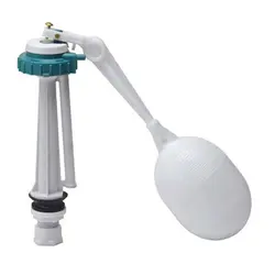 PP Blue-green 2 Step Valve Filling WC Toilet Fill Valve For Educational Institutions