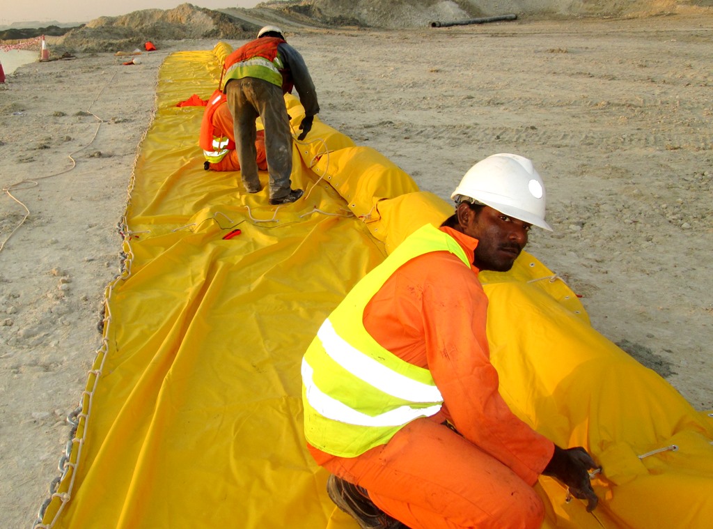 Water Protect Floating Silt Curtain Turbidity Barrier