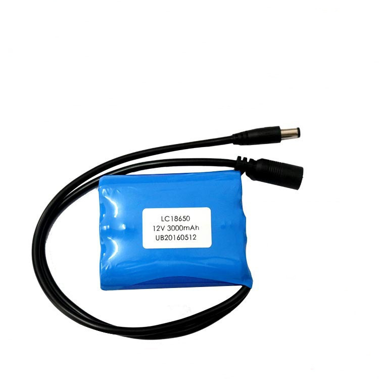 33.3Wh 12V 3000mAh 12 Volt 18650 Battery Pack
