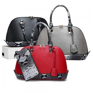 China Women Handbags Sets Alligator PU Leather Handbag-Ladies Clutches 2pcs In 1 Sets Totes Bag Sets on sale