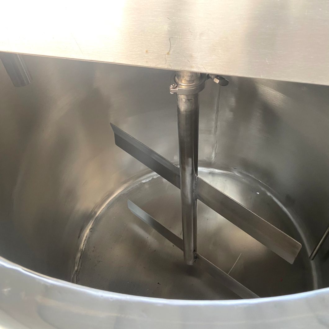 Liquid Filling Machine with Heater and Mixer 1000L Liquid Beverage Juice Liquid Mixing Tank