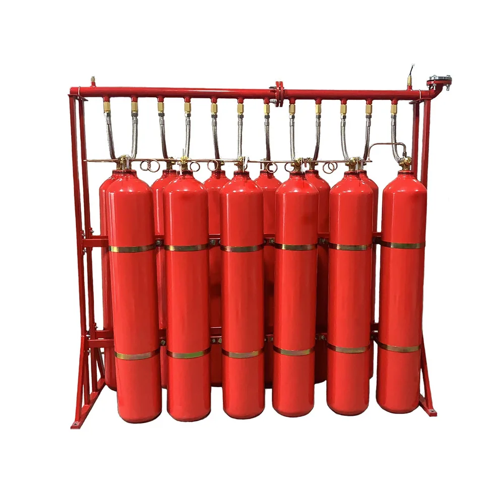 Cylinder Volume 42kg CO2 Fire Suppression System with Mechanical Emergency Manual Starting Mode