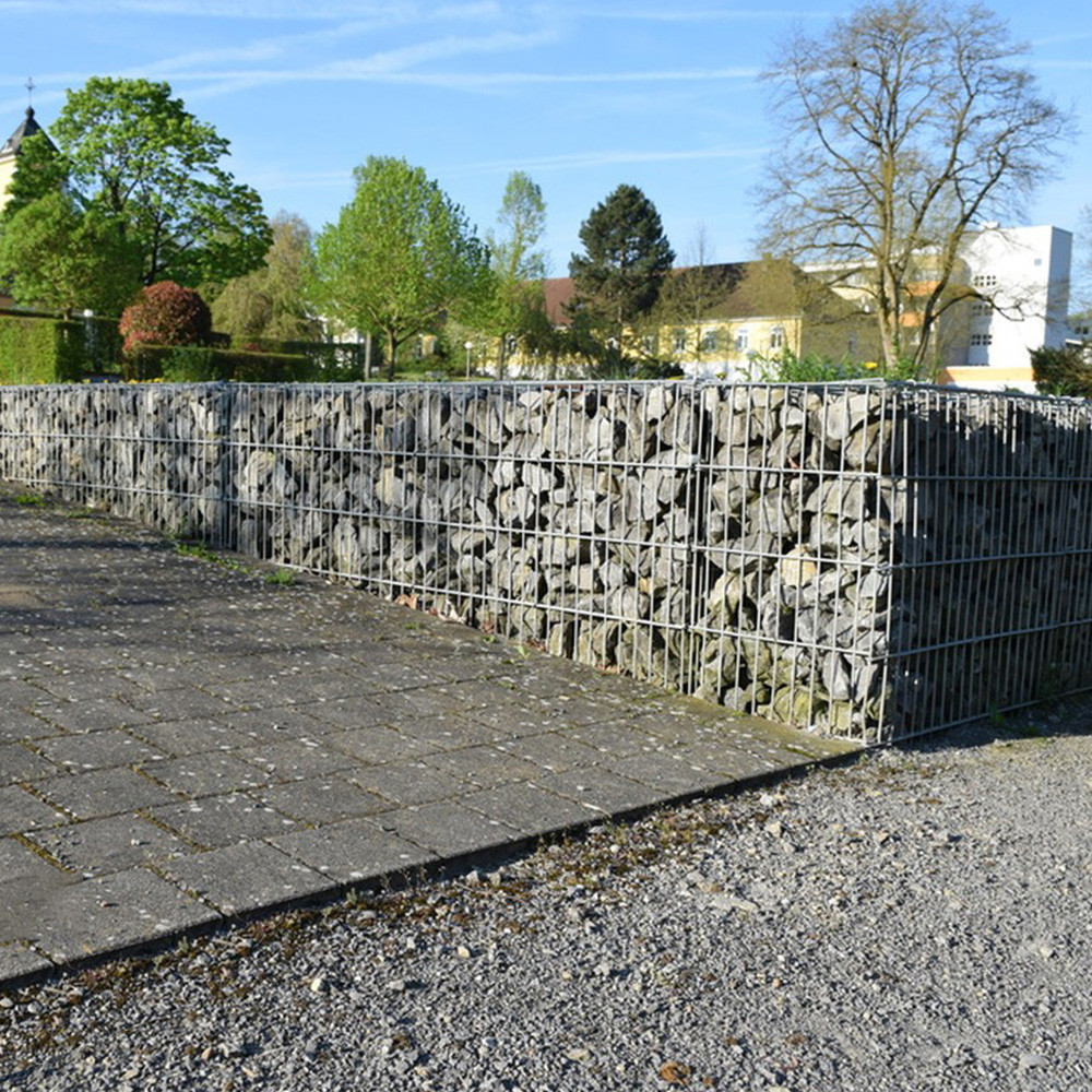 Vertical Garden Structure Welded Gabion Box Modern Landscaping Rustproof Steel CE