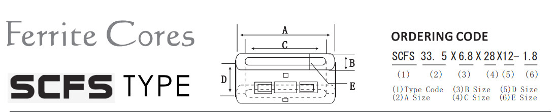 Cylindrical EMI Suppression Nizn Flat Noise Magnetic Ring For Power Cords