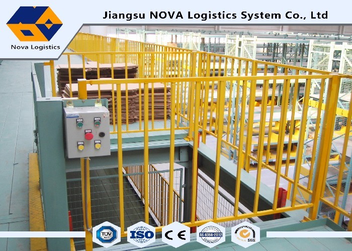 Warehouse Mezzanine Flooring Systems , Powder Coated Q235 Industrial Storage Mezzanine Floor