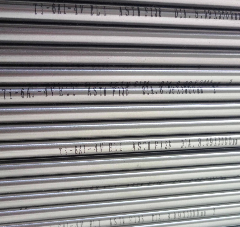 GR23 Ti6al4v Medical Titanium Rod , Titanium Alloy Bar For Medical Applications