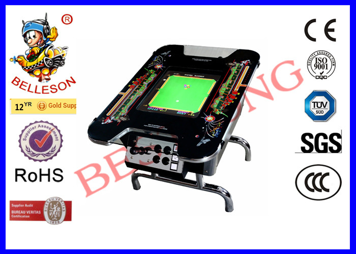 UK Style Black Mini Coffee Table Arcade Machine 60 In 1 Arcade PCB