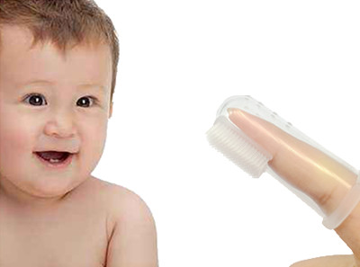 Manufacturers creative special good extra soft gum baby dog rubber silicone finger bristle toothbrush for pet
