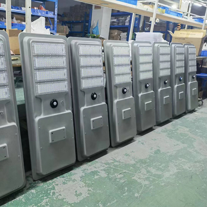 HoT Sale 100w 80w Flat integrated Solar street Lamp For City Road all in one solar street light with ROHS & CE