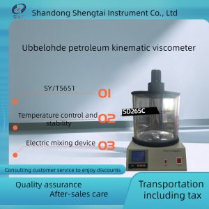 Buy cheap SD265C Ubbelohde Petroleum Kinematic Viscometer High Precision Thermistor product