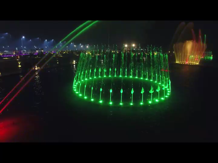 Stainless Steel Pond Jet Dancing Water Fountain 380V 50HZ 220V