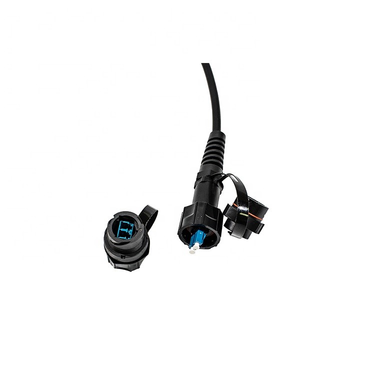 Waterproof Duplex LC ODVA Fiber Optic Connector Assembly