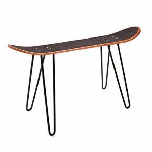China 17 Inch Set of 2 Skateboard Hairpin Legs Solid Iron Table Legs for Modern Simple Style on sale