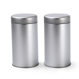 China Wholesale Empty Tea Tins Loose Leaf Tea Containers Round Metal Containers with Lids on sale