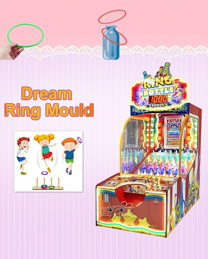 Coin Operated Dream Ring Mould Carnival Booth Game Arcade Redemption Game