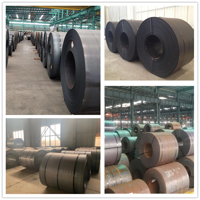Pickling Hot Rolled Carbon Steel Coil Black Metal Sheet Coil Customized