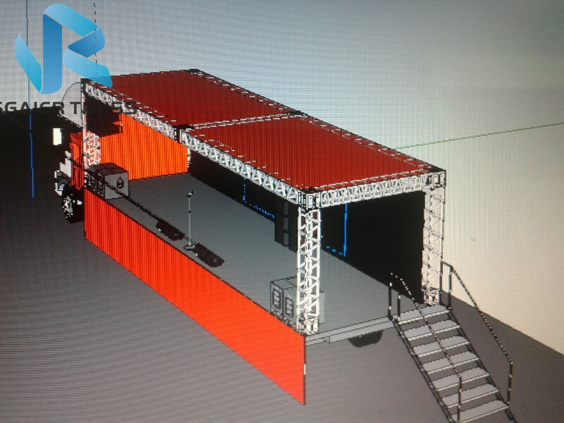 Annual Meeting Aluminum Roof Truss Square / Circle / Triangle Shape Durable