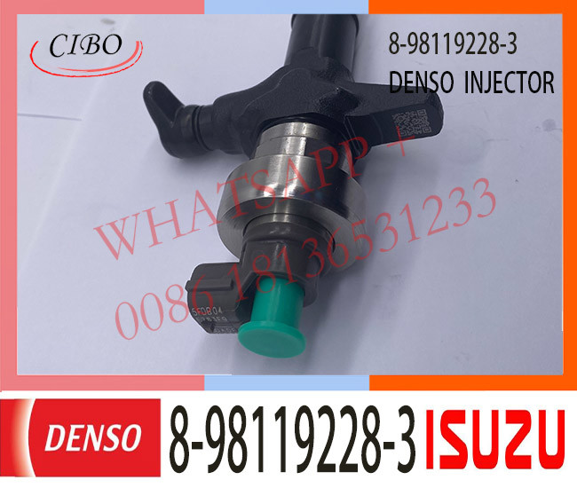 8-98119228-3 Diesel Engine Fuel Injector 8-98119228-3 095000-6980 For Denso / Isuzu 4JJ1 Engine