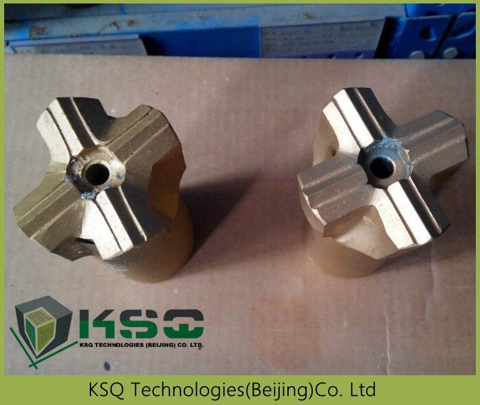 R32 64mm Thread Cross Bits Tungsten Carbide Rock Drill Bits R25 R28