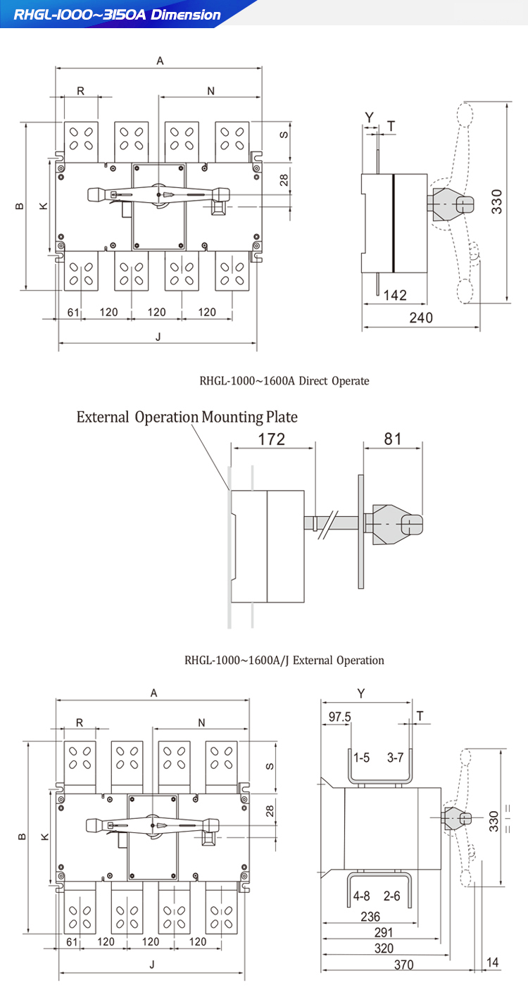 long using life Isolation Switch