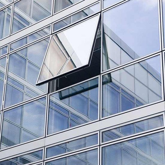 Building Glass Curtain Wall Sound Insulation Anti Ultraviolet Hollow Glass