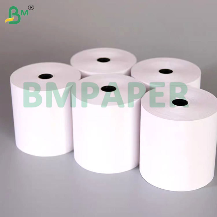 55g Trademark Thermal Fax Paper 60um White Cash Register Paper Receipt Paper In Roll 