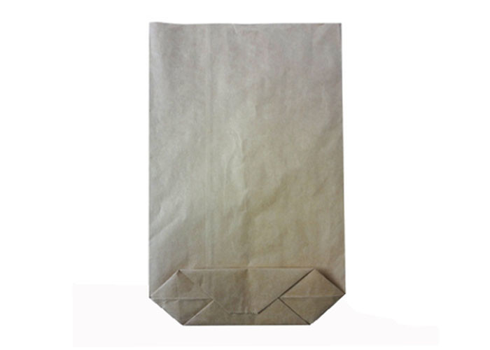 Open Mouth Multiwall Kraft Paper Bags Double Layer Bio Degraded Pollution Free