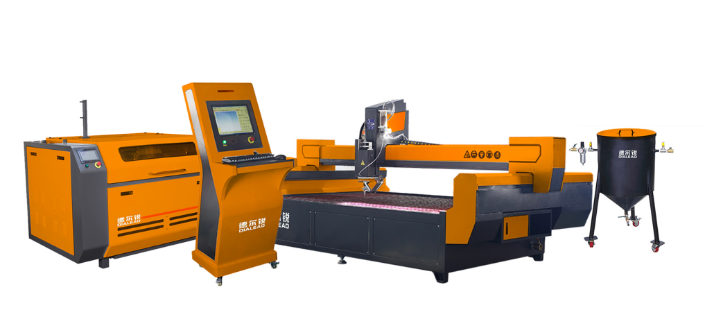 5 Axis CNC Waterjet Cutting Machine Water Jet Cutting Machine for 45 Degree Cutting for Stone Metal Glass Plastic