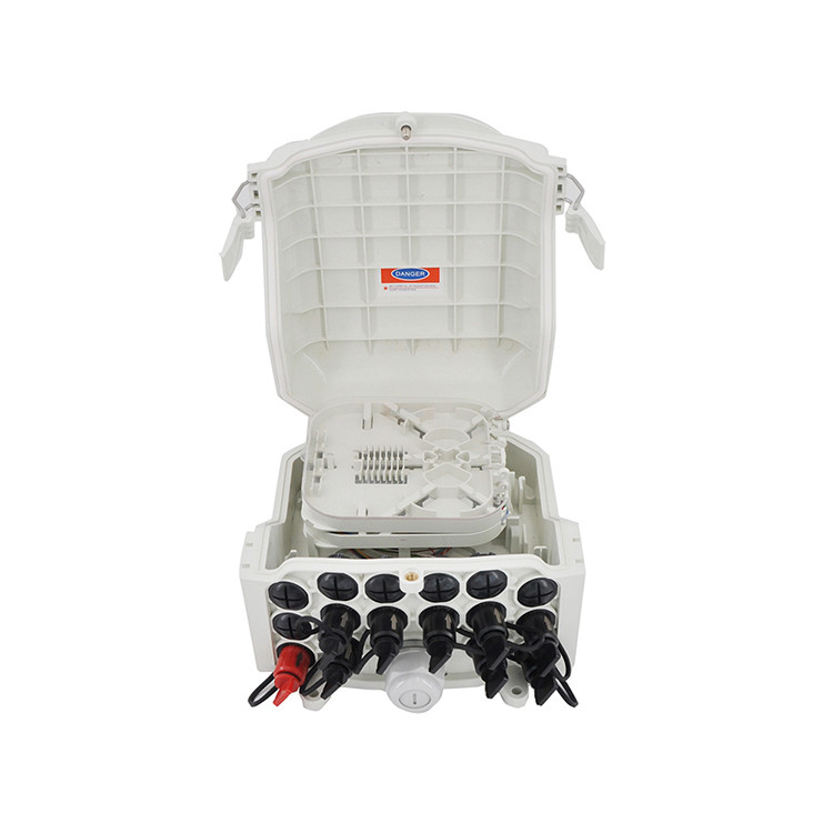 IP66 16 Core Outdoor Fiber Optic Distribution Box 52mm For Huawei Connnector