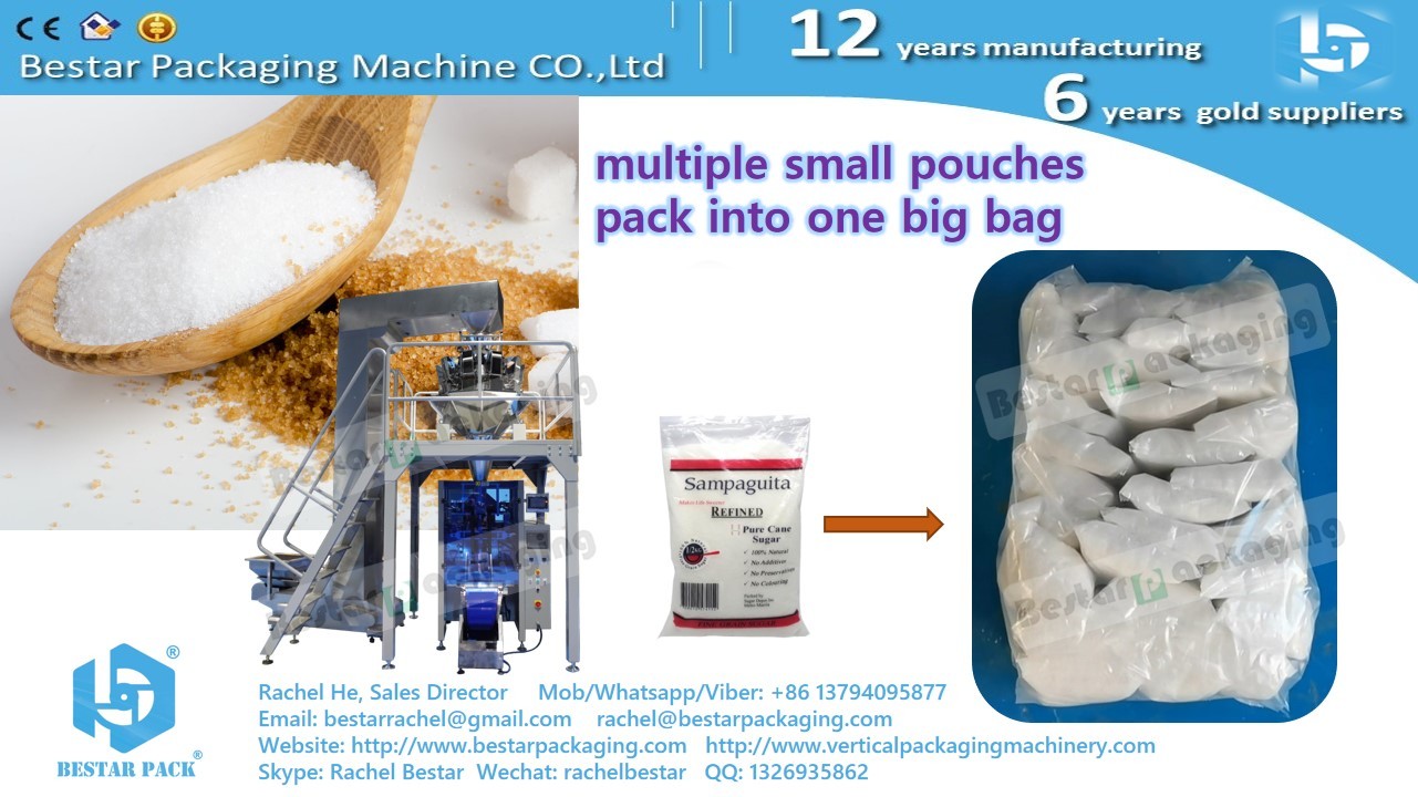 Bestar packaging machine for soybean multi packs in bag BSTV-550AZ
