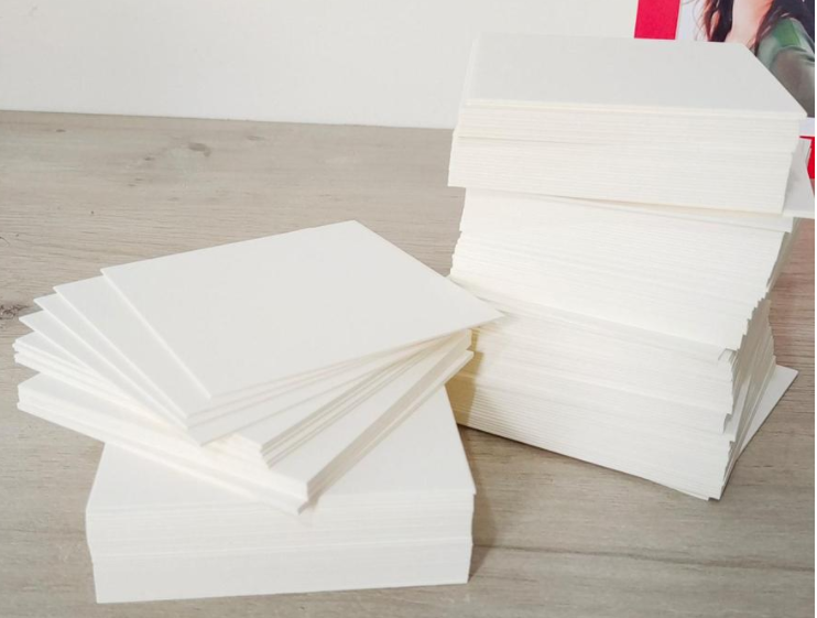 122 x 225cm Duplex Board White Back 1mm 2mm Thick For Display Board 