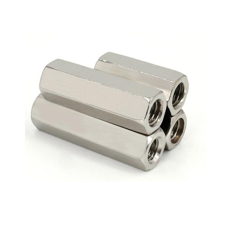 Lead Screw Connection Extended Round Nut DIN6334 with Plain Finish Grade 8.8/10.9/12.9
