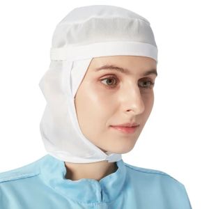 Polyester-Cotton Food Processing Cap for Hospital Cleanroom and Food Factory -